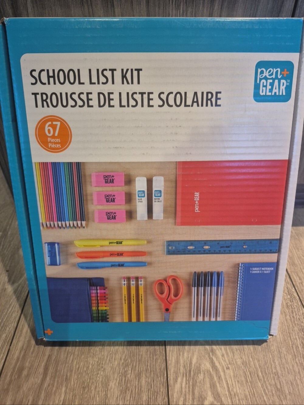 Pen + Gear All-in-1 School Supply Kit 67 Pieces Pens, Pencils, Notebook & More
